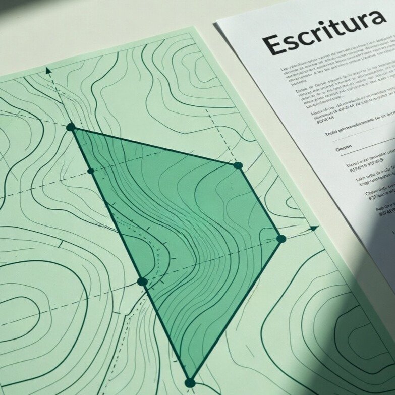 poligonal imovel documento escritura